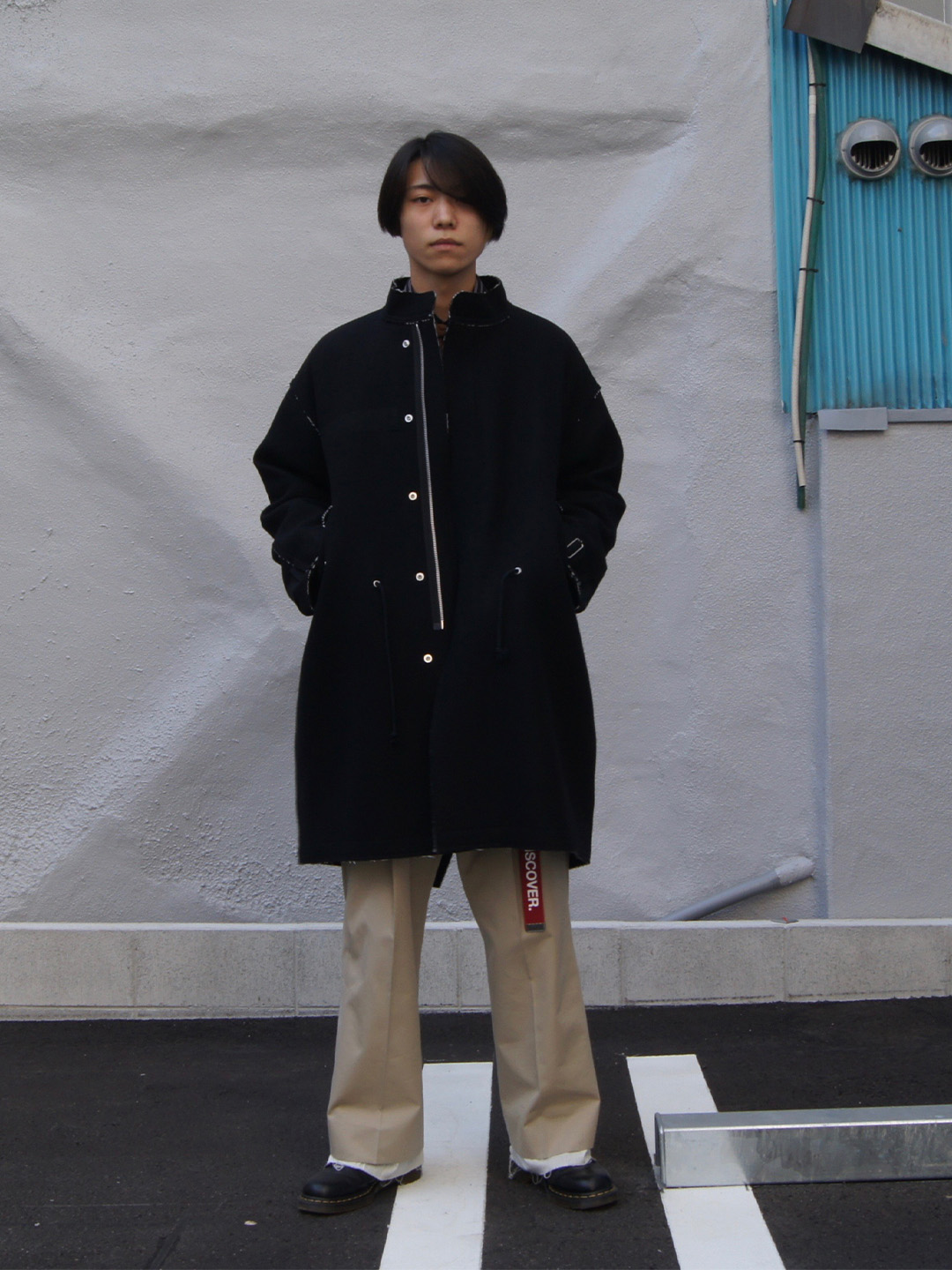 no.】SEVER FISHTAIL COAT UNDIS ex｜UNDIS ONLINE STORE