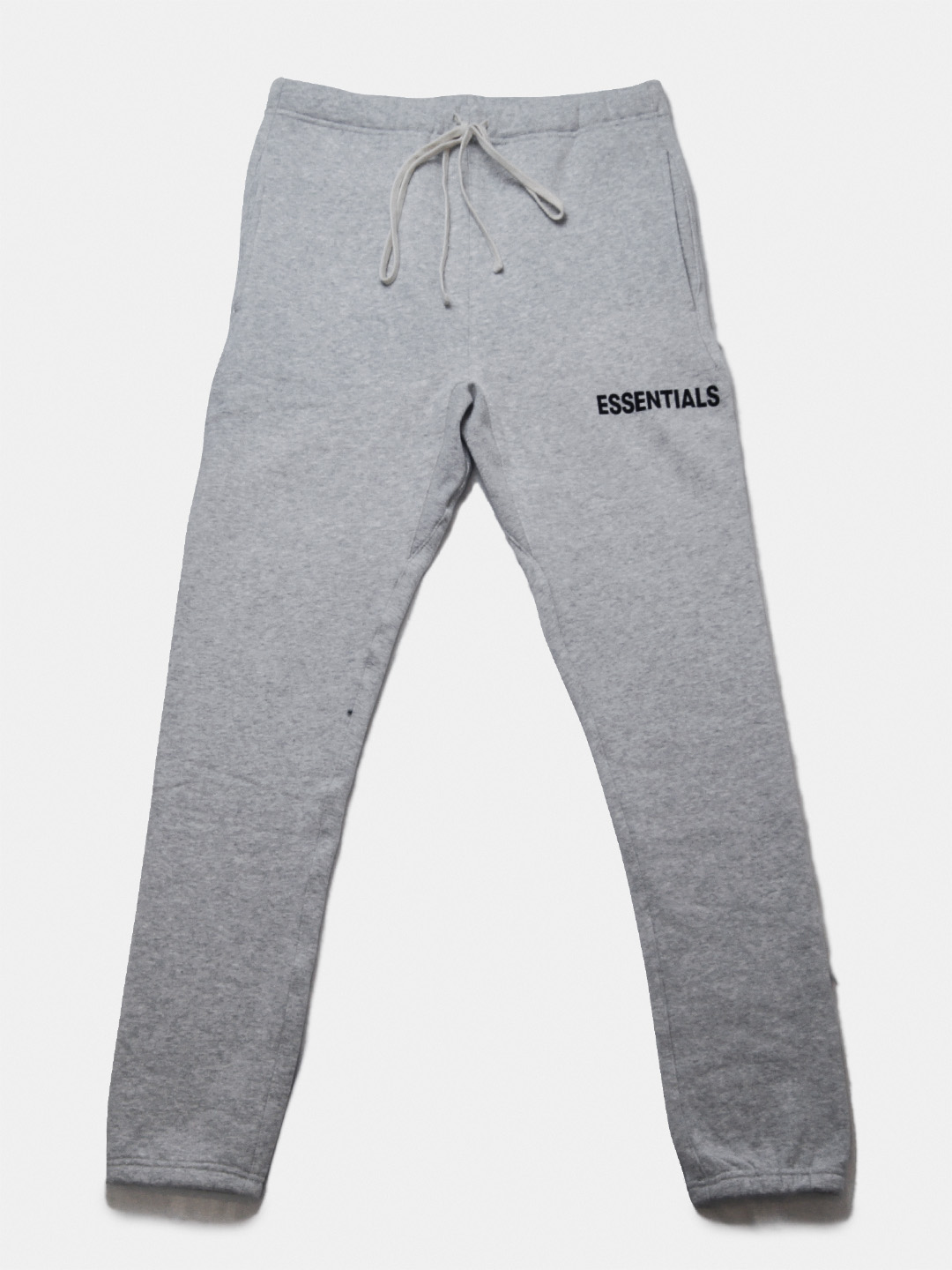 fear of god essentials graphic sweatpants black